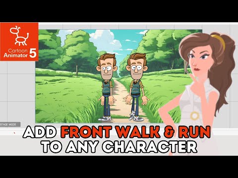 How to create front walk cycles | Cartoon Animator 5