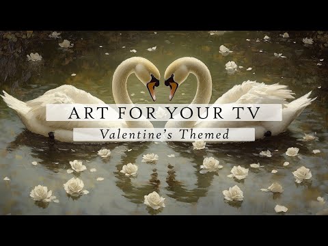 Valentine's Themed Art For Your TV | Vintage Art Slideshow For Your TV | TV Art | 4K | 4.5 Hours