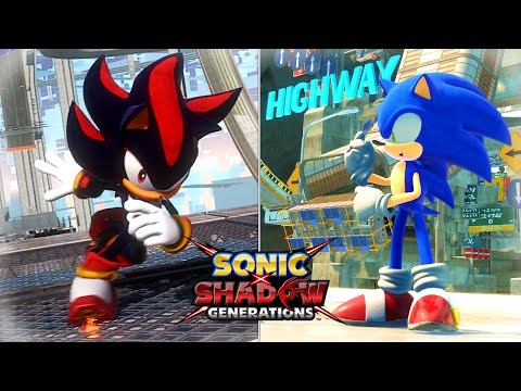 Cyberspace in Sonic X Shadow Generations! (Eternal Highway)