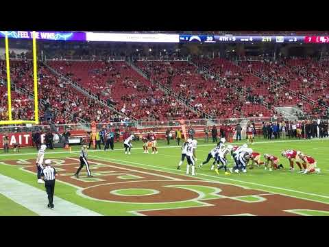 LA Chargers @ San Francisco 49ers, August 30, 2018