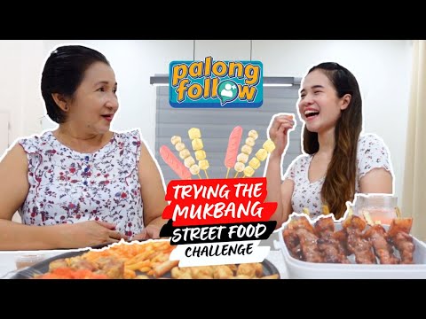 Street Food Mukbang with PIE | Palong Follow