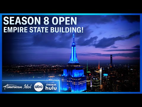 American Idol Season 8 Premiere! Judges Flip The Switch From Atop The Empire State Building!