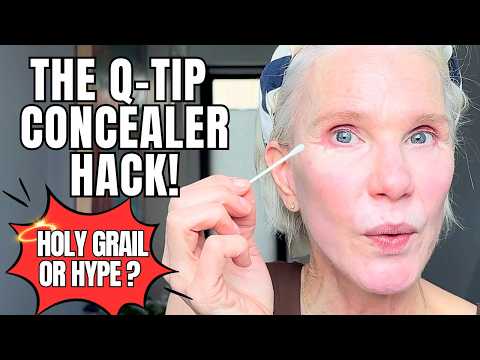 VIRAL Q-TIP Concealer Hack! (The SECRET to STOP Concealer From Creasing)