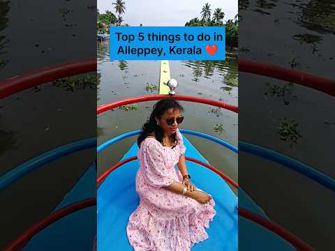 Top 5 things to do in Alleppey || places to visit in Alleppey || Kerala #shorts #travellingbetween