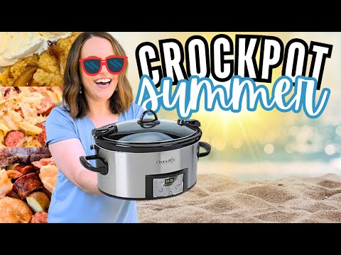 ☀️Crockpot Summer☀️ 3 more slow cooker recipes that are PERFECT for hot weather!