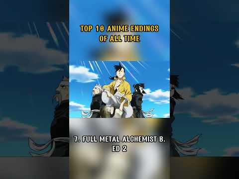 MY TOP 10 ANIME ENDINGS OF ALL TIME | #shortsanime #top10 #shorts