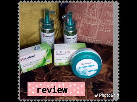 Himalaya purifying neem face wash /  soap / And himalaya mosturizer Review || The lovely Girl Mano.