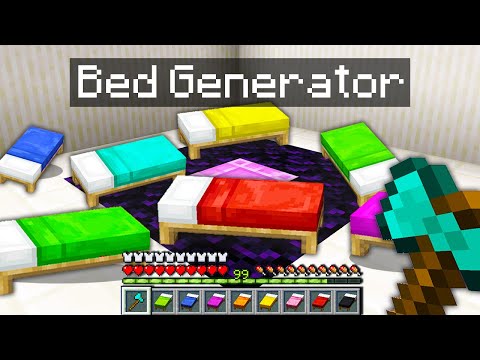 Minecraft Bedwars but I secretly added a Bed generator...