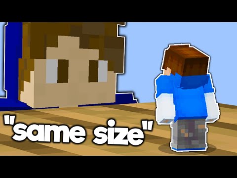 Beating Minecraft But I’m Secretly Smaller…