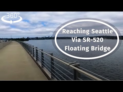 Skating On The Seattle SR-520 Floating Bridge Trail: A #360° Experience