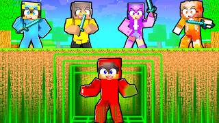 Hunters vs HACKER Speedrunner in Minecraft!