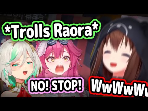 Sora's Reaction To Cecilia Trolling Raora Is Too Funny【Hololive】