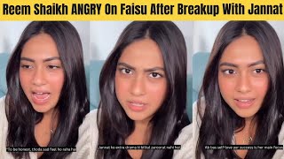 Reem Shaikh Gets ANGRY on Mr Faisu for Breaking Up with Jannat Zubair on Instagram | Faisal Shaikh