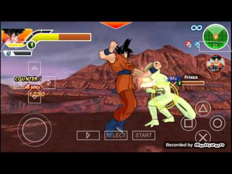 Goku vs Frieza dragon ball z tenkaichi tag team