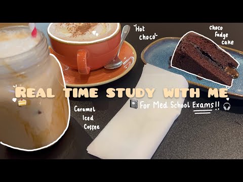 Cafe real time study with me ☕️🎧 25 mins pomodoro