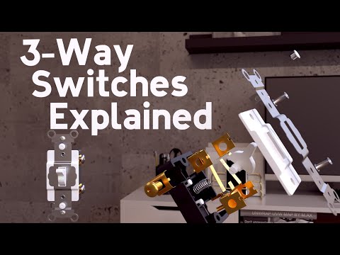 3-Way Light Switches Explained!! Engineering Inside Light Switches and How They Work