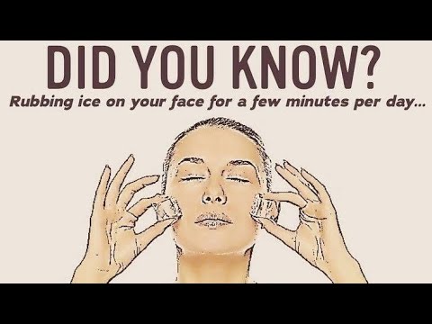 15 Benefits of rubbing Ice cube on face || The Lovely Girl Mano