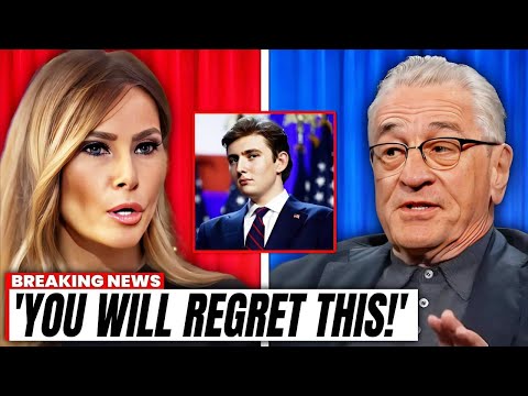 Robert De Niro's BRUTAL TAKEDOWN Of Trump Makes Melania GO NUTS!