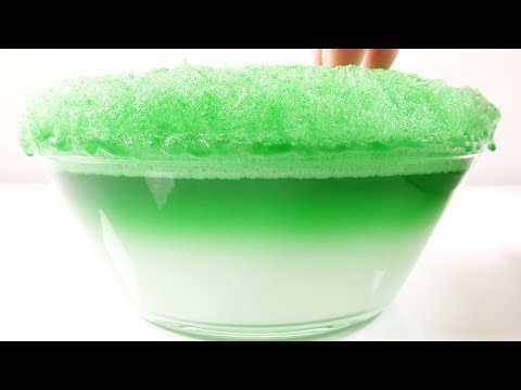 ASMR Bubble Aloe Vera Slime 💚🧼✨