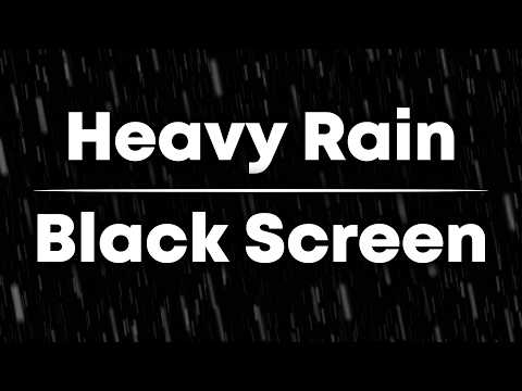 White Noise Rain Sounds for Sleeping & Relaxing