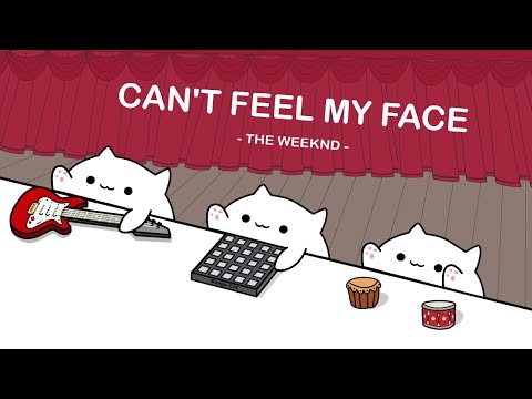 The Weeknd - Can't Feel My Face (cover by Bongo Cat) 🎧