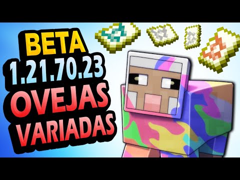 ✅ OVEJAS VARIADAS!!! 👉 Snapshot PREVIEW 1.21.70.23