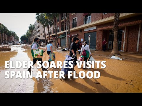 Elder Soares Visits Spain After Flood