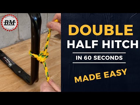 How to Tie a Double Half Hitch | 60 Second #Shorts