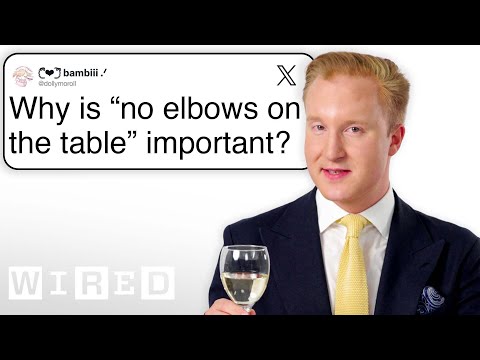 Etiquette Expert Answers Etiquette Questions From Twitter | Tech Support | WIRED