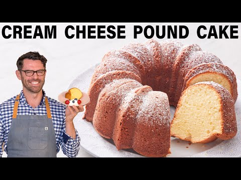 The BEST Cream Cheese Pound Cake