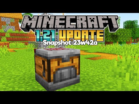 First Look At The Crafter! ▫ Minecraft 1.21 Update, Snapshot 23w42a ▫ Creative & Survival Gameplay