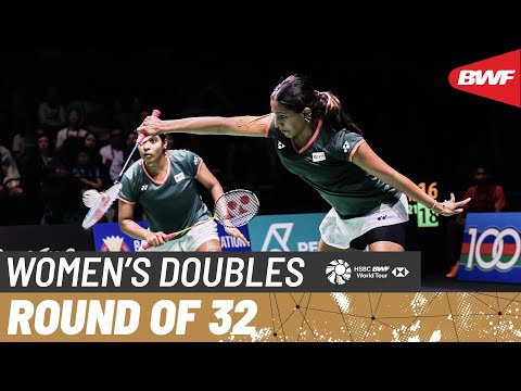 YONEX All England Open 2025 | Sung/Yu (TPE) vs. Jolly/Pullela (IND) | R32