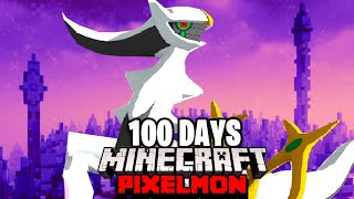 I Spent 100 DAYS in Minecraft Pixelmon Against my Rival! (Duos Pokémon)