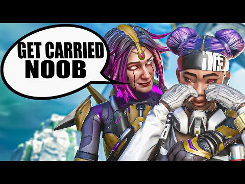 My Random Teammates CARRY ME in RANKED! (Apex Legends)