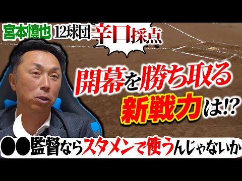 【忖度無し】開幕スタメンを掴む新戦力を大予想!! 球界のタブー!? 宮本が牛骨バットに物申す「なぜ圧縮バットじゃダメなのか!?」