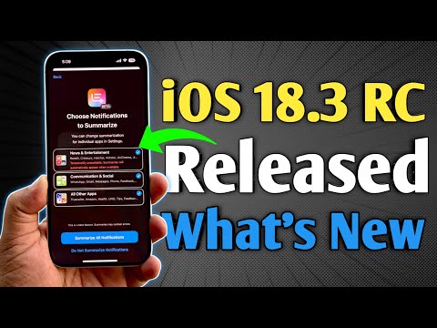 iOS 18.3 RC Released - What's New