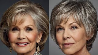 Rock Your Look with Enhance Natural Curls Stylish Short Hairstyles for Women Over 50