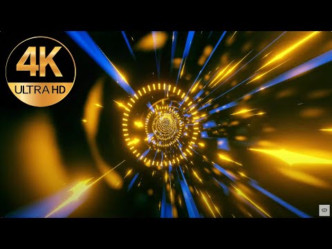 8 Hour 4K TV Abstract Relaxing Metallic Color Sci-Fi VJ Motion Video Background Neon Light  Loops