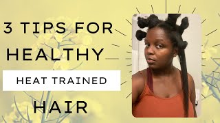 3 Changes For Healthy Heat Trained Hair That Reverts Every Time