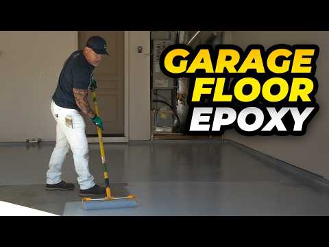 How to Epoxy Your Garage Floor Like a Pro | Affordable Rust-Oleum Industrial Floor Coatings