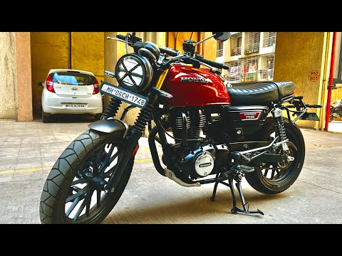 Honda CB 350 RS Modifications | adjustable number plate with led