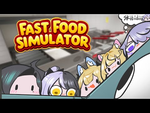 【FAST FOOD SIMULATOR COLLAB】Our food yummy. #holoAdvent