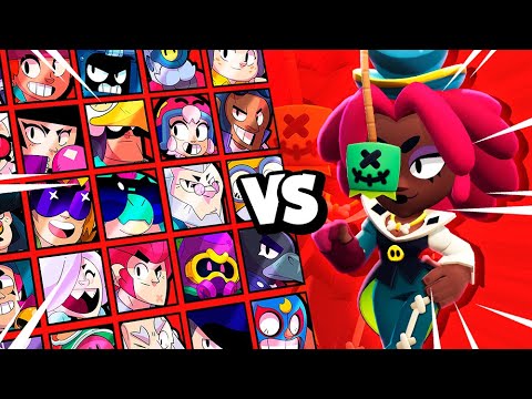 😎 ¡NADA ABURRIDA! JUJU 🌊 1 Vs 1 CONTRA TODOS LOS BRAWLERS DEL JUEGO