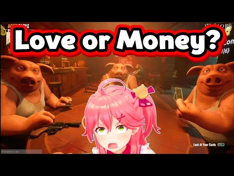 Miko Asks 35P The Tough Question: Love or Money...【Hololive】