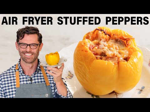 Easy Air Fryer Stuffed Peppers