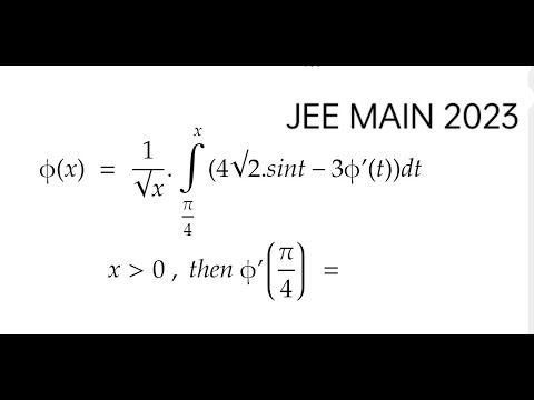 Definite Integral Problem | JEE MAIN 2023 PYQ