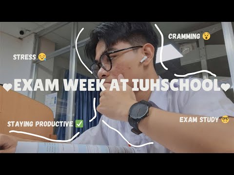 Vlog tháng 10 | Tuần thi năng suất của Jim ở trường IUH 📈 📚 | JimmyBoo