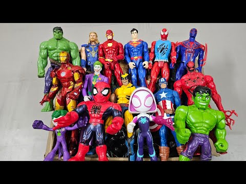 HULK VS CAPTAIN AMERICA VS SPIDERMAN VS IRONMAN VS THANOS VS CARNAGE SUPERHERO AVENGERS UNBOXING