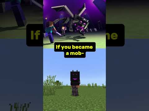 If you became a mob… #minecraft #shorts