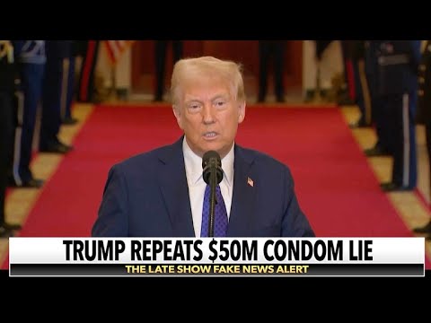 Trump Repeats $50M Condoms For Gaza Lie